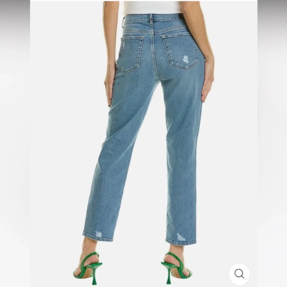 NWT Current/Elliott Original Boyfriend Sunny Destructed Jeans, Size 25 - Picture 13 of 14